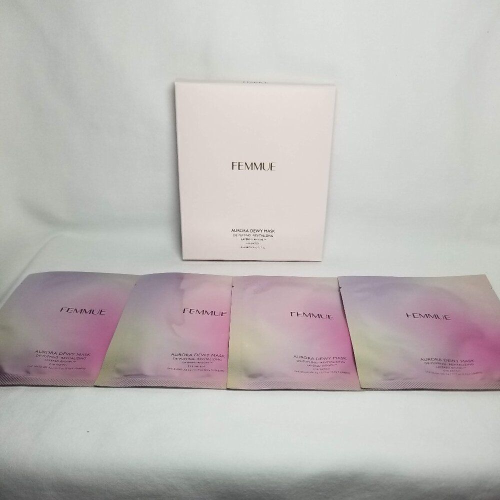Femmue - Aurora Dewy Eye Mask Patches - 4 Packs